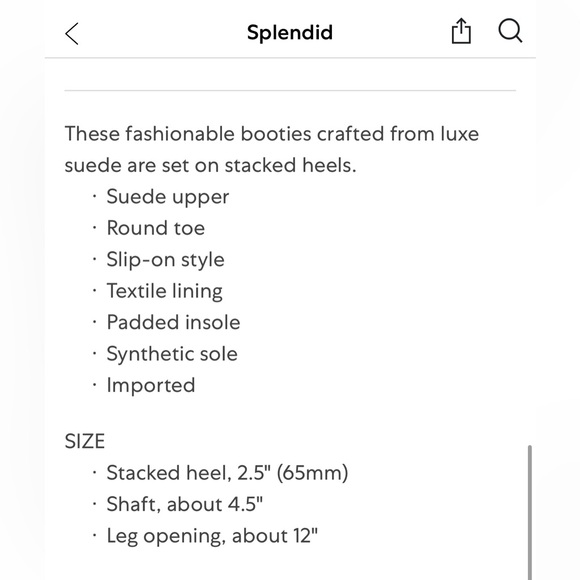 Navy suede Splendid booties BRAND NEW - Picture 5 of 6